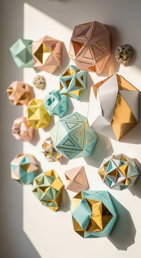 Geometric Paper Wall Art