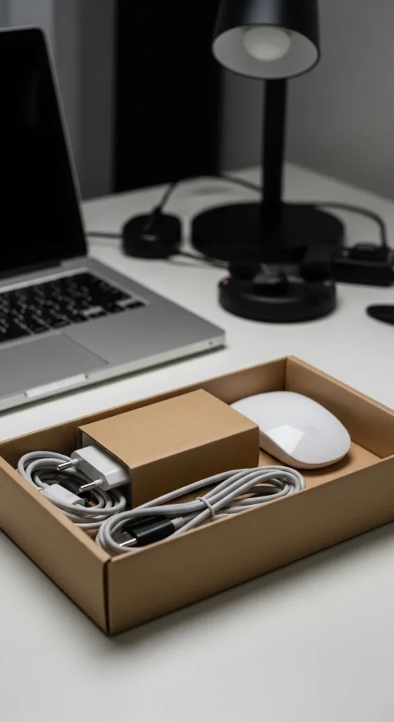 Laptop Accessory Storage Box