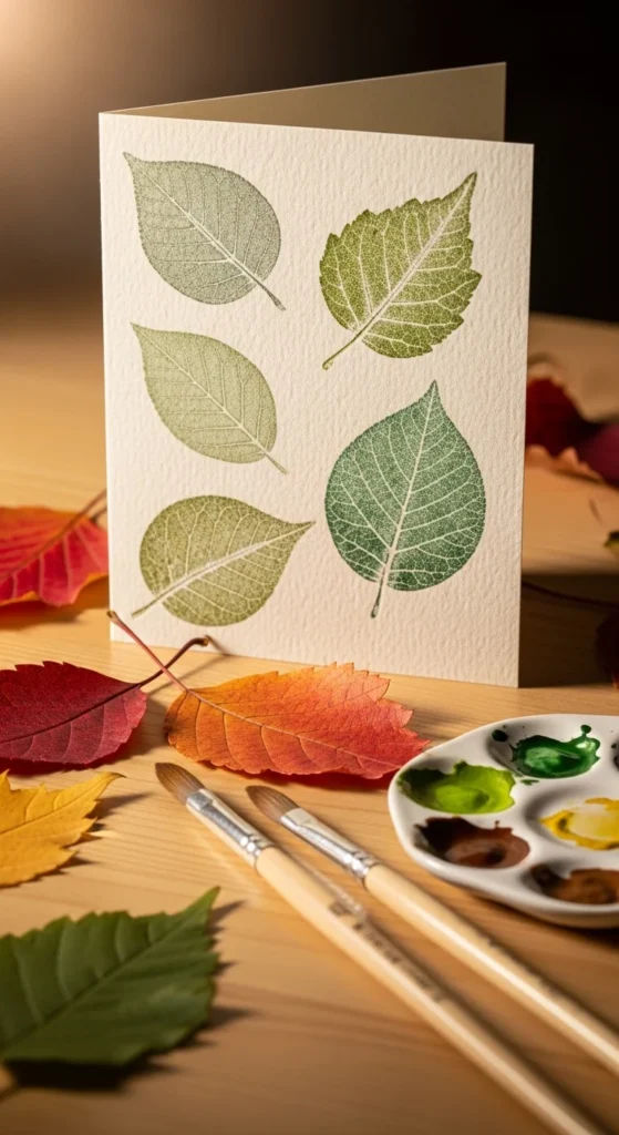 Leaf Imprint Card