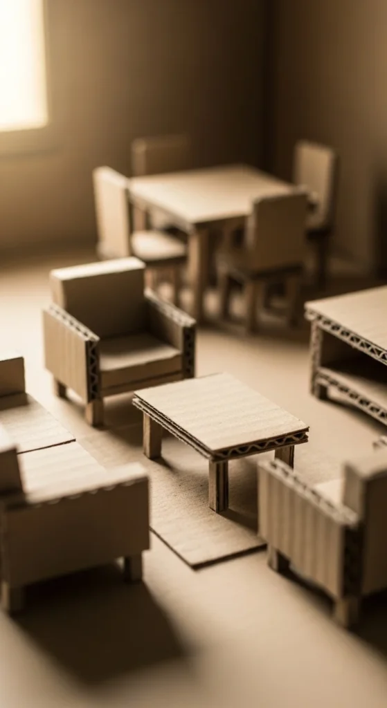 Mini Cardboard Furniture