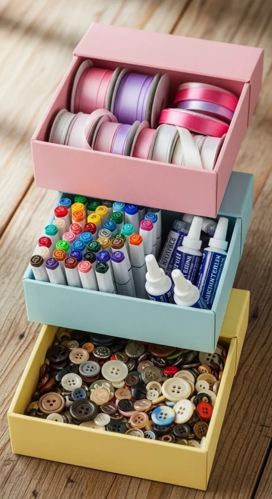 Mini Cardboard Storage Boxes