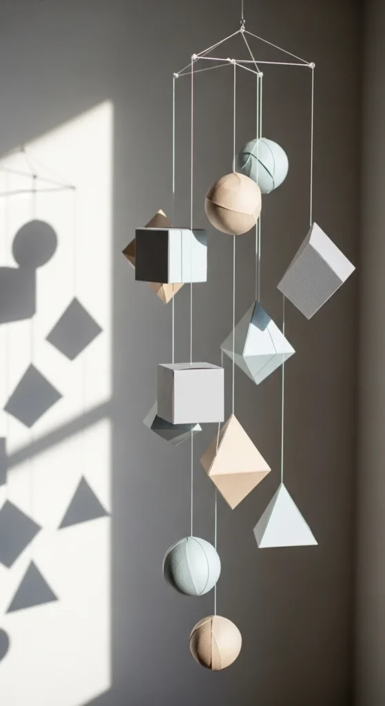 Minimalist Paper Mobiles