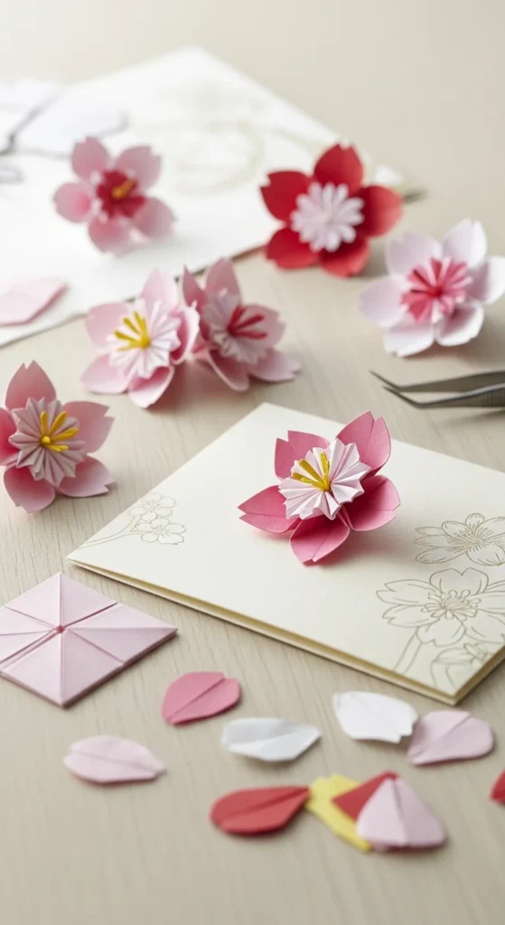 Origami Cherry Flowers