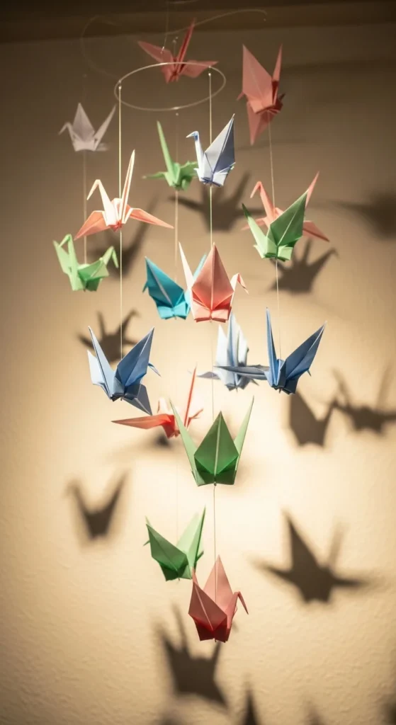 Origami Crane Mobile