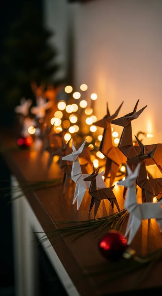 Origami Paper Reindeer