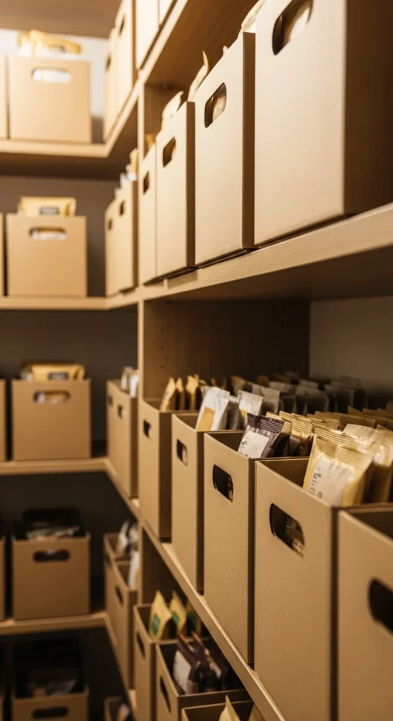 Pantry Label-Free Sorting Boxes