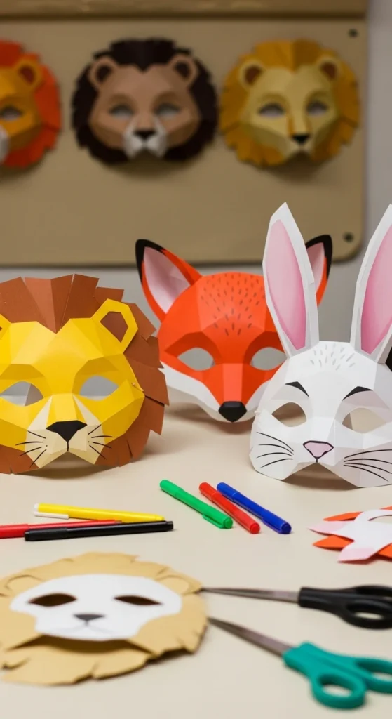 Paper Animals Masks