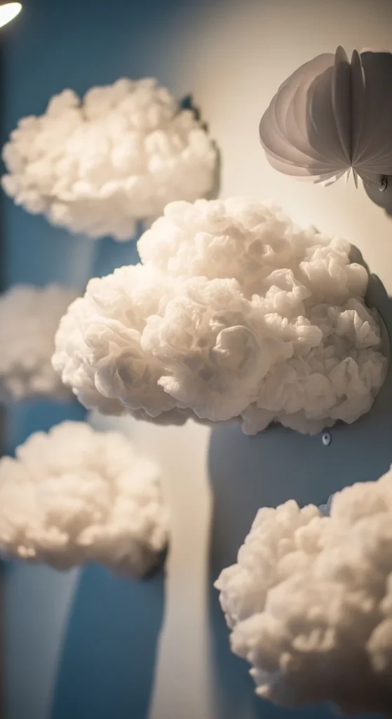 Paper Cloud Wall Decor