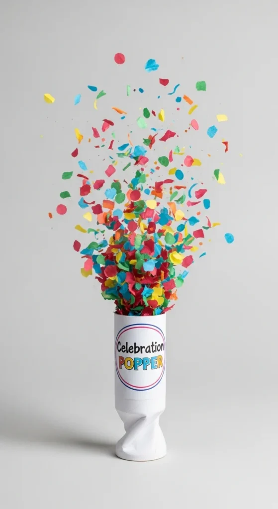 Paper Confetti Poppers