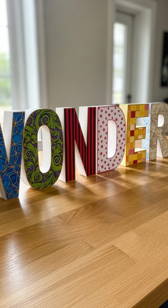 Paper Decorative Letters