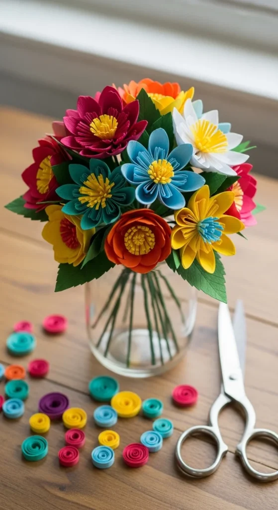 Paper Flower Bouquets