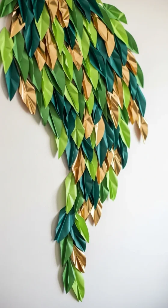 Paper Leaf Wall Mural