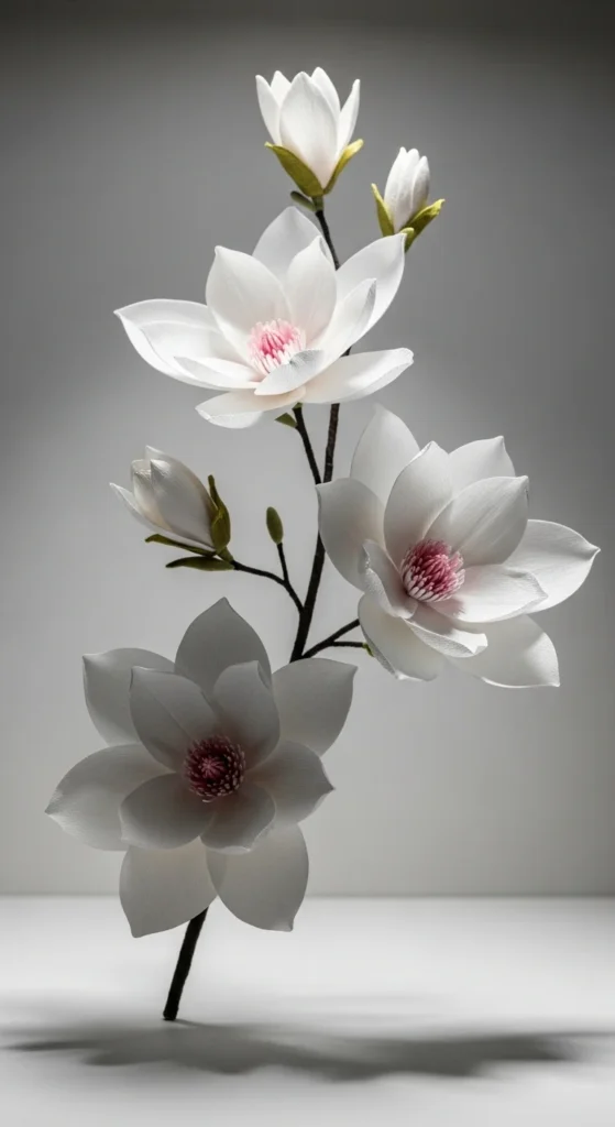 Paper Magnolia Blossoms