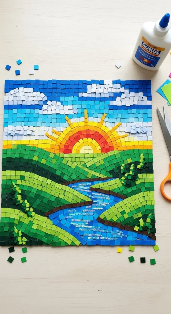 Paper Mosaic Art