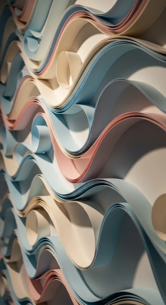 Paper Ribbon Wall Art