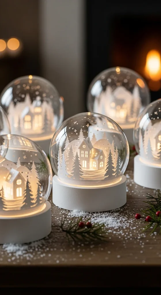 Paper Snow Globe Scenes