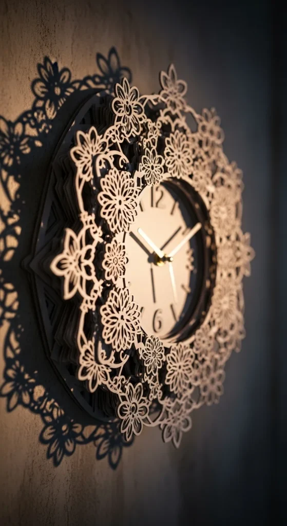 Paper Wall Clocks Background