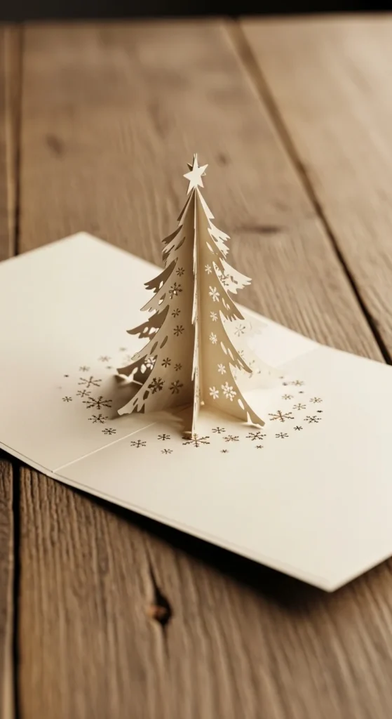 Pop-Up Paper Christmas Cards