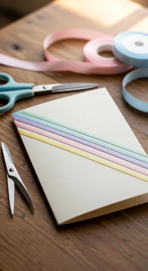 Ribbon-Trimmed Card