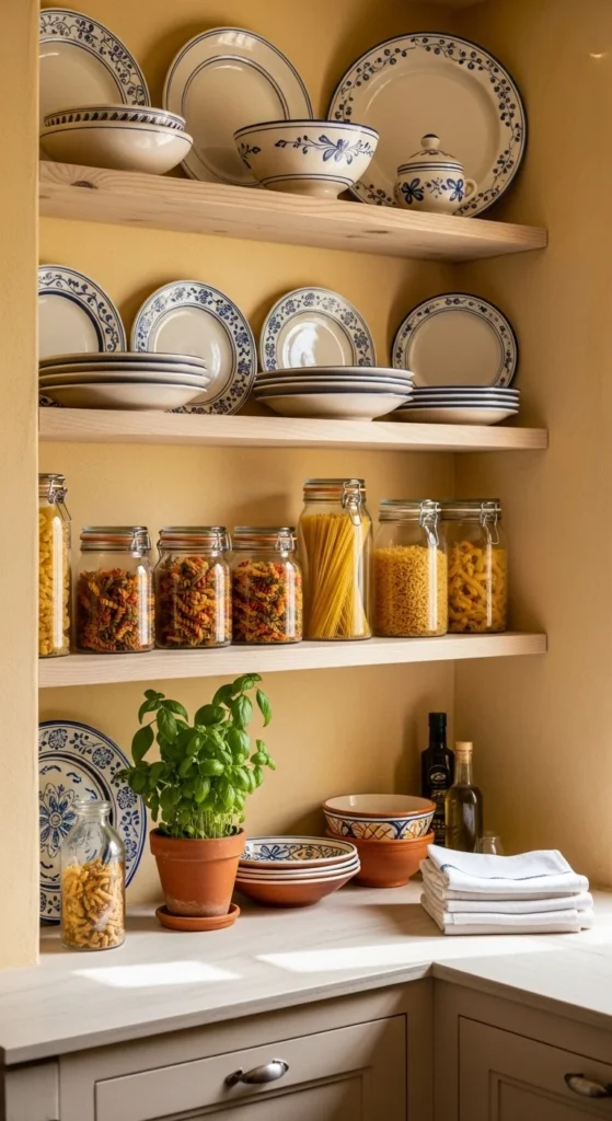 Showcase Open Shelving & Decorative Pieces