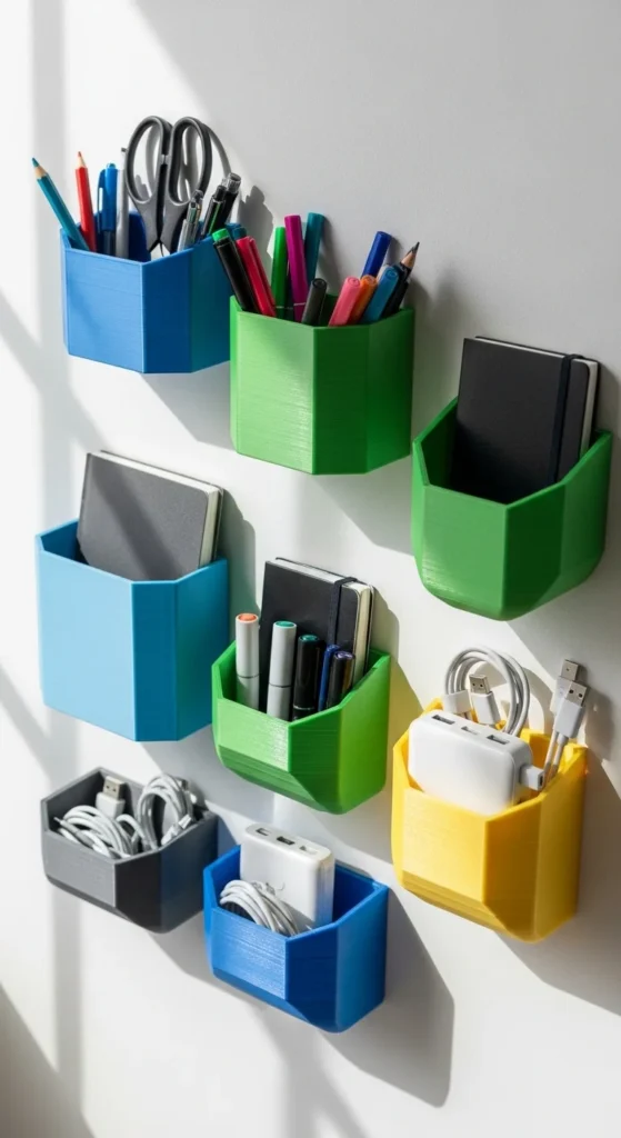 Wall-Mounted Storage Bins