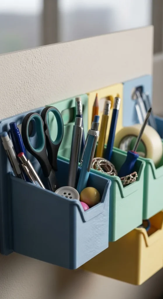 Wall-Mounted Storage Bins