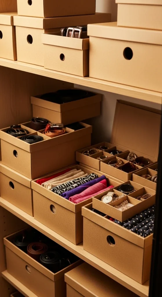 Wardrobe Accessory Boxes