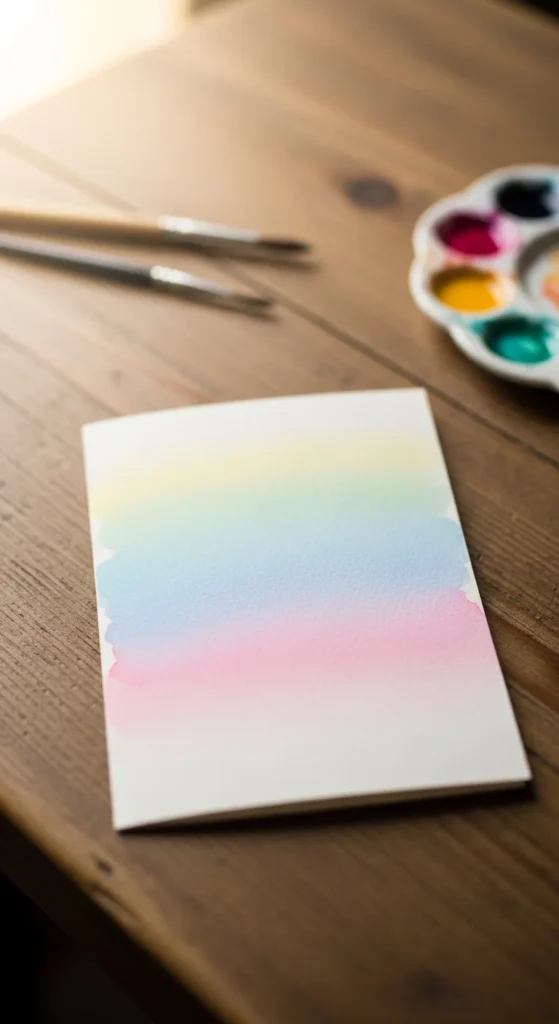 Watercolor Wash Card