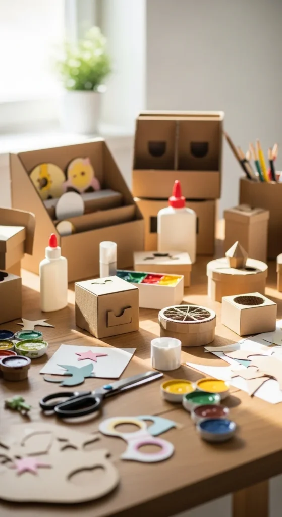 easy cardboard crafts