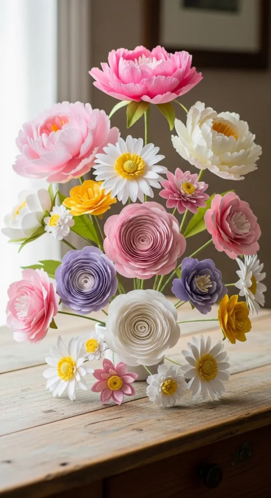paper flower crafts