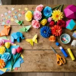 21 Simple Colored Paper Crafts for Bright and Playful DIY Projects
