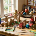 26 Simple Cardboard School Project Crafts for Creative Class Ideas