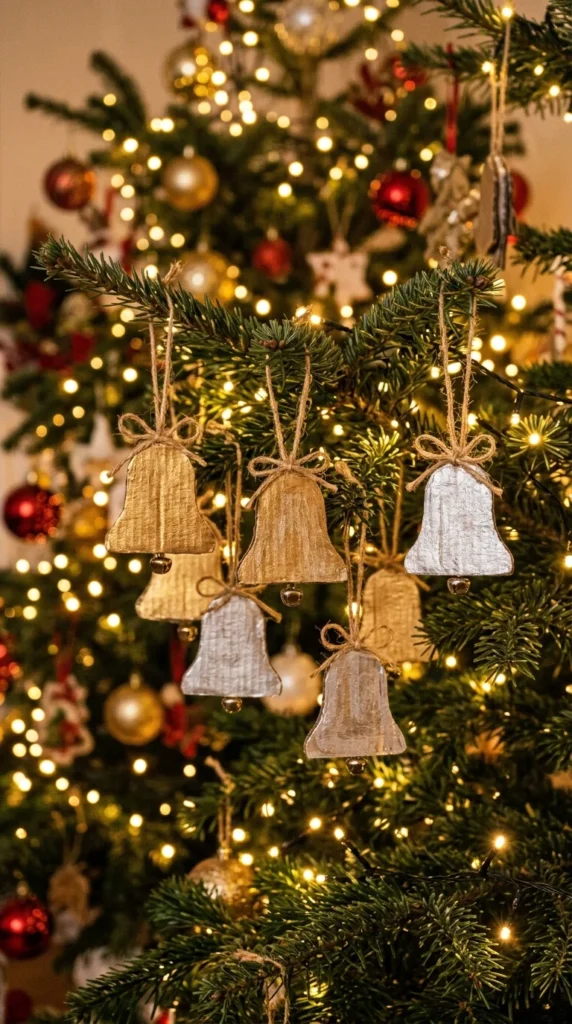 Cardboard Bell Ornaments