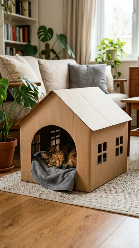 Cardboard Cat House Furniture