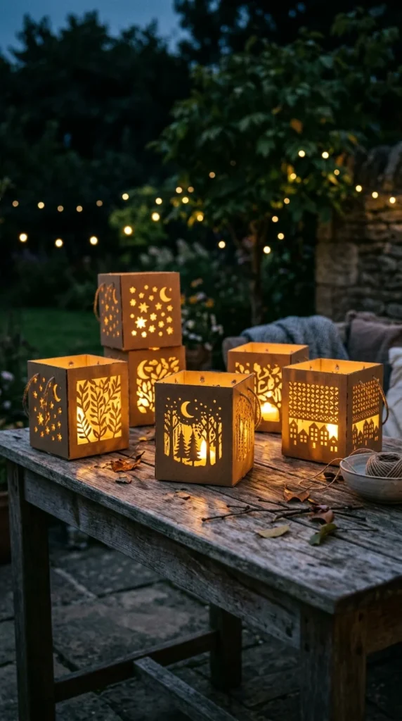 Cardboard Lantern Boxes
