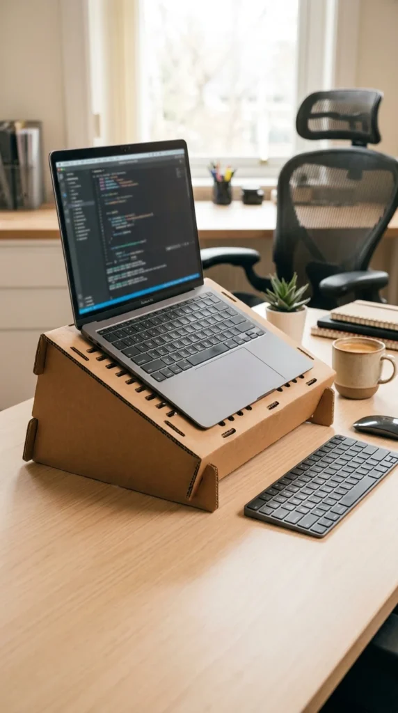 Cardboard Laptop Cooling Base
