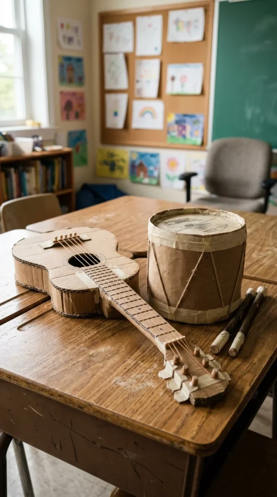 Cardboard Musical Instruments