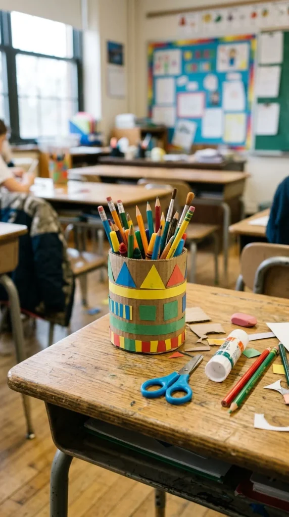 Cardboard Pencil Holder