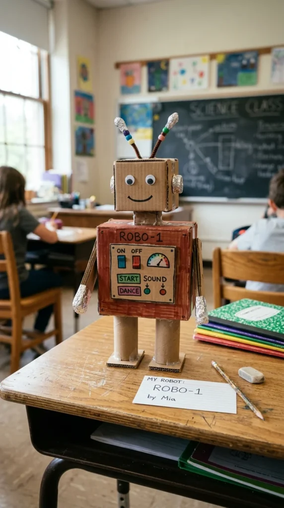 Cardboard Robot Model