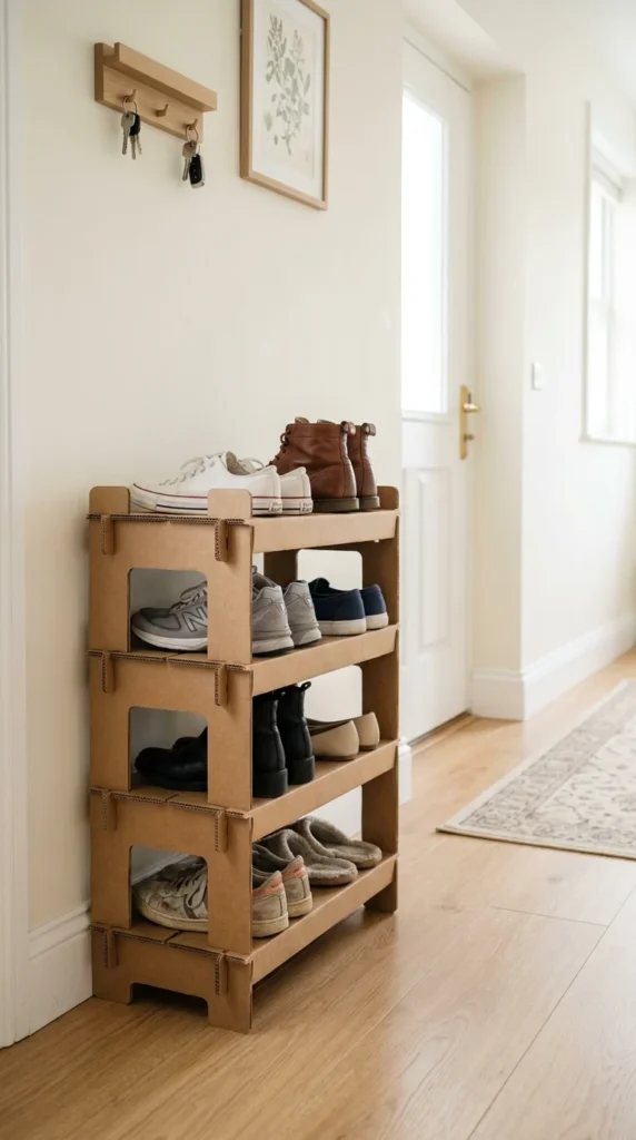 Cardboard Shoe Rack