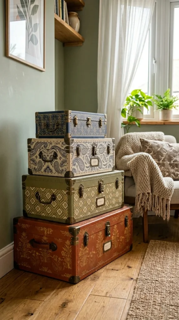 Cardboard Storage Trunks