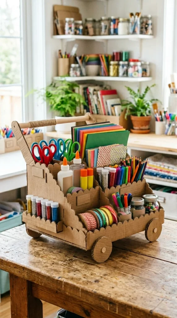 Craft Supply Organizer Cart