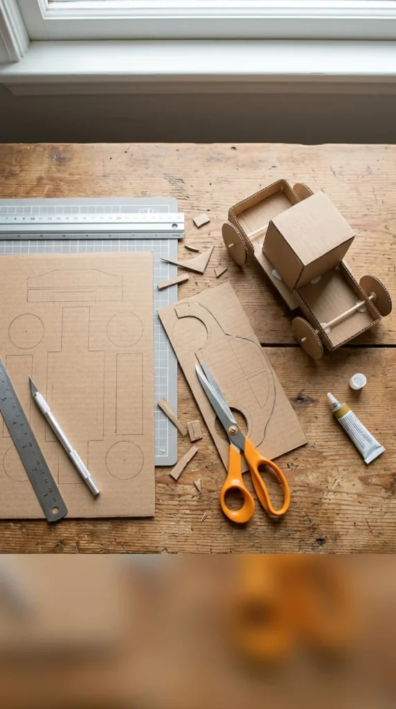 Cut and Shape the Cardboard