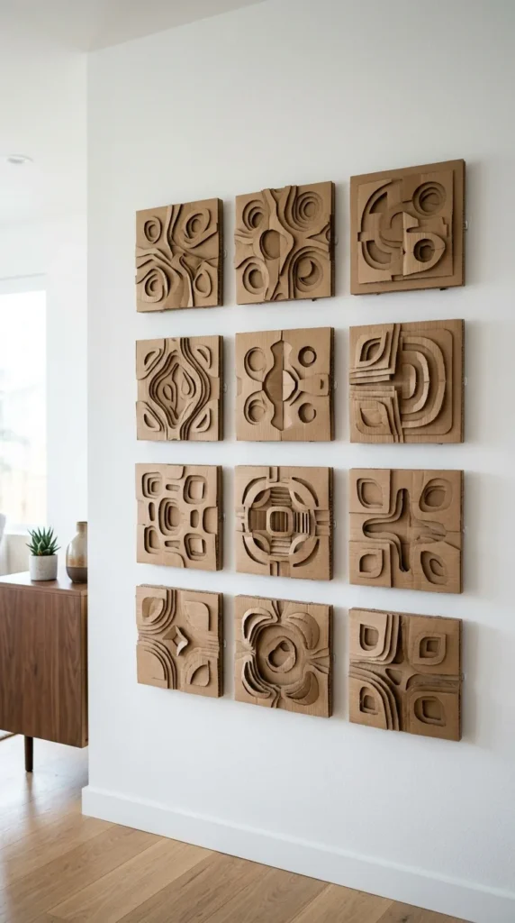 Decorative Cardboard Wall Art Panels