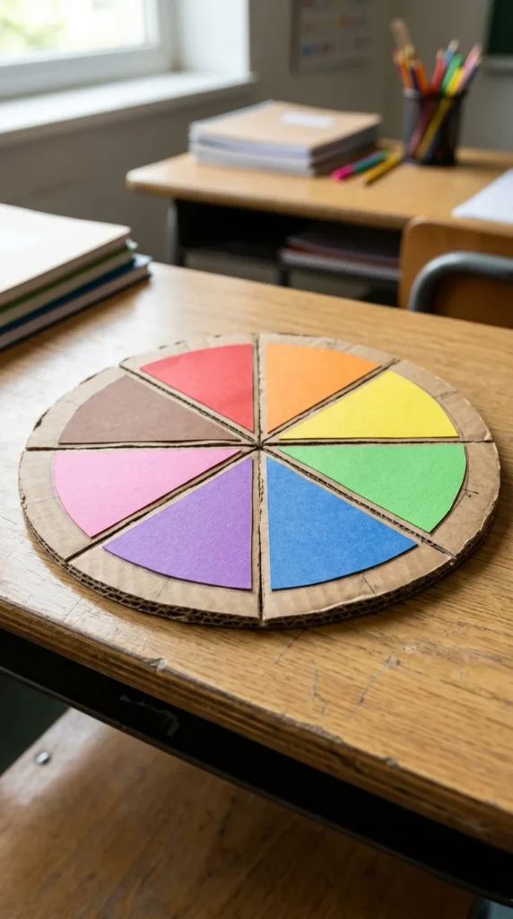 Fraction Learning Pizza Wheels