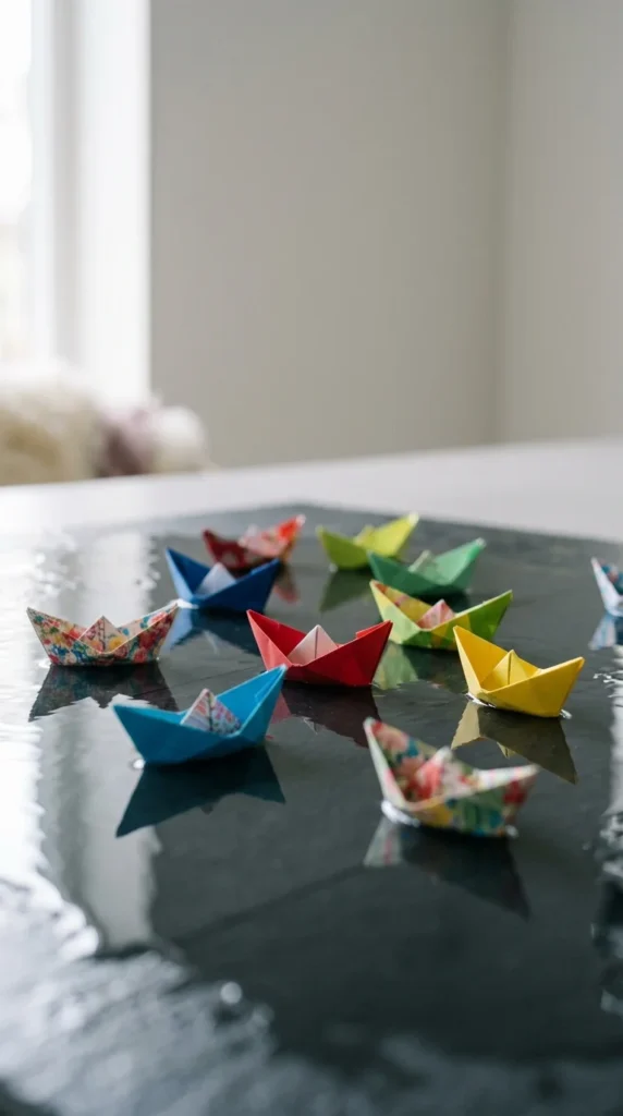 Paper Boat Display Set