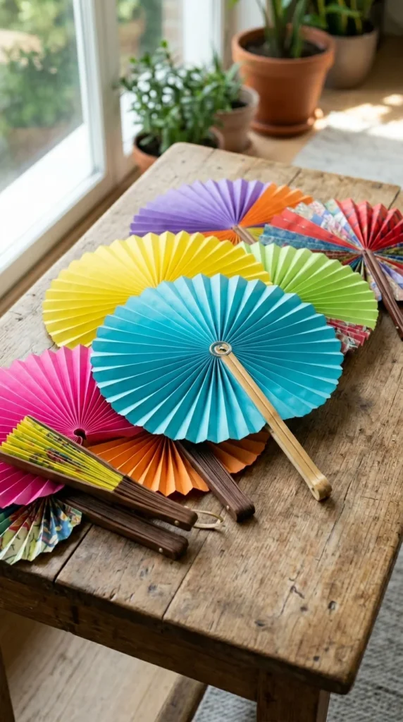 Paper Fan Hand Craft