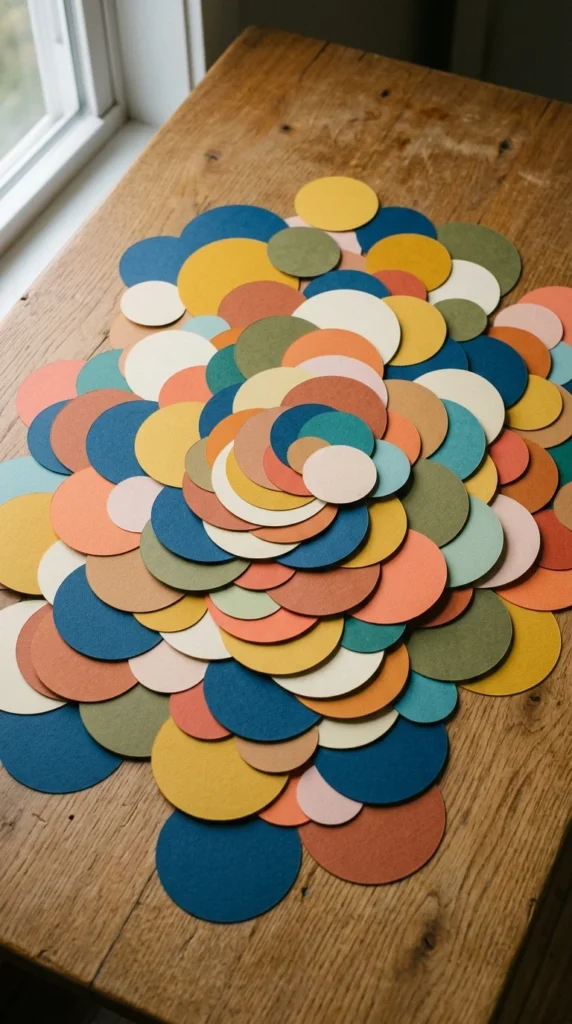 Paper Layered Circles Art