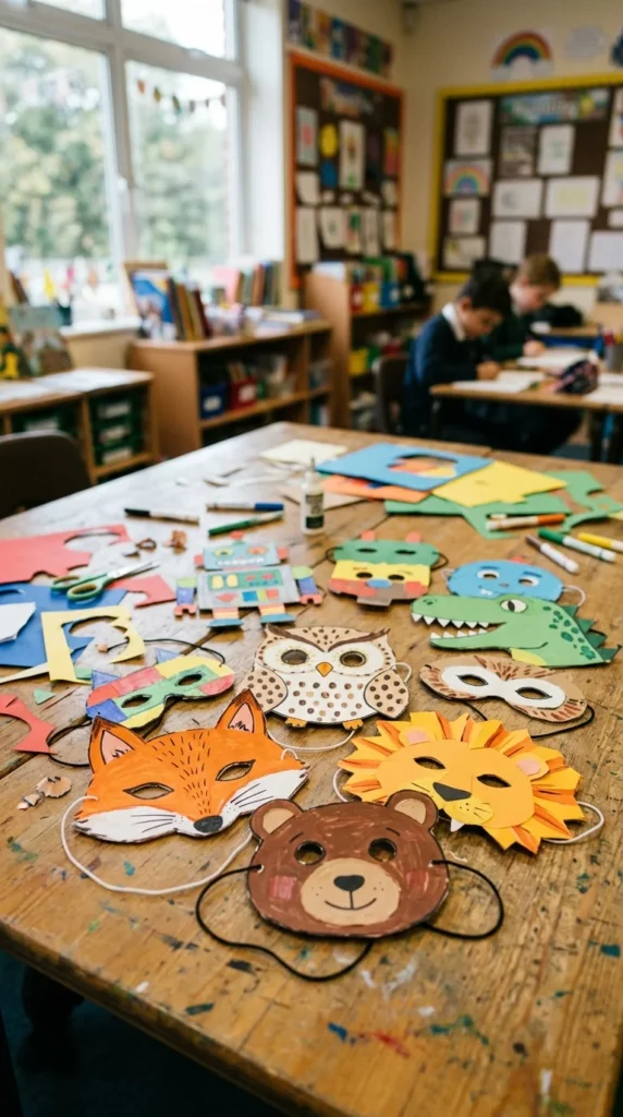 Paper Masks for Characters