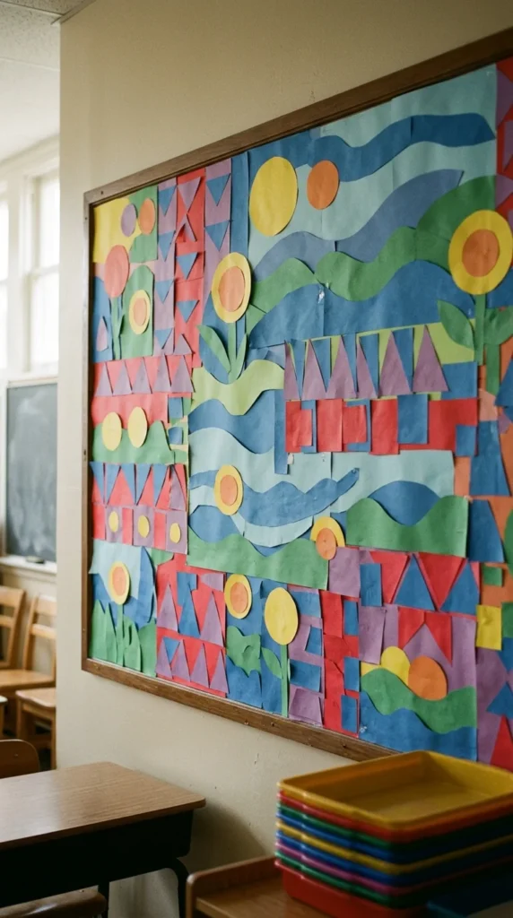Paper Wall Collage